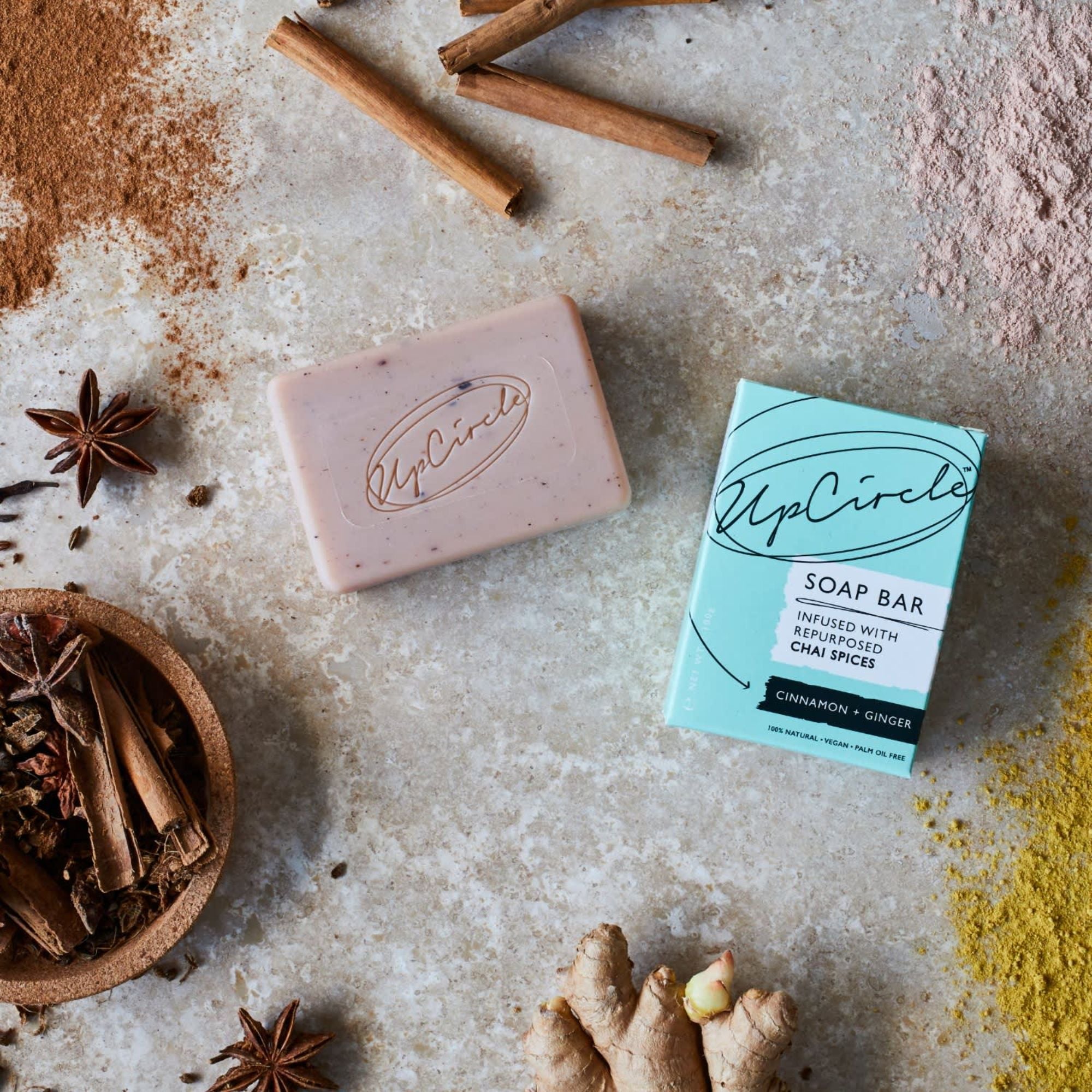 Cinnamon and Ginger Chai Soap Bar
