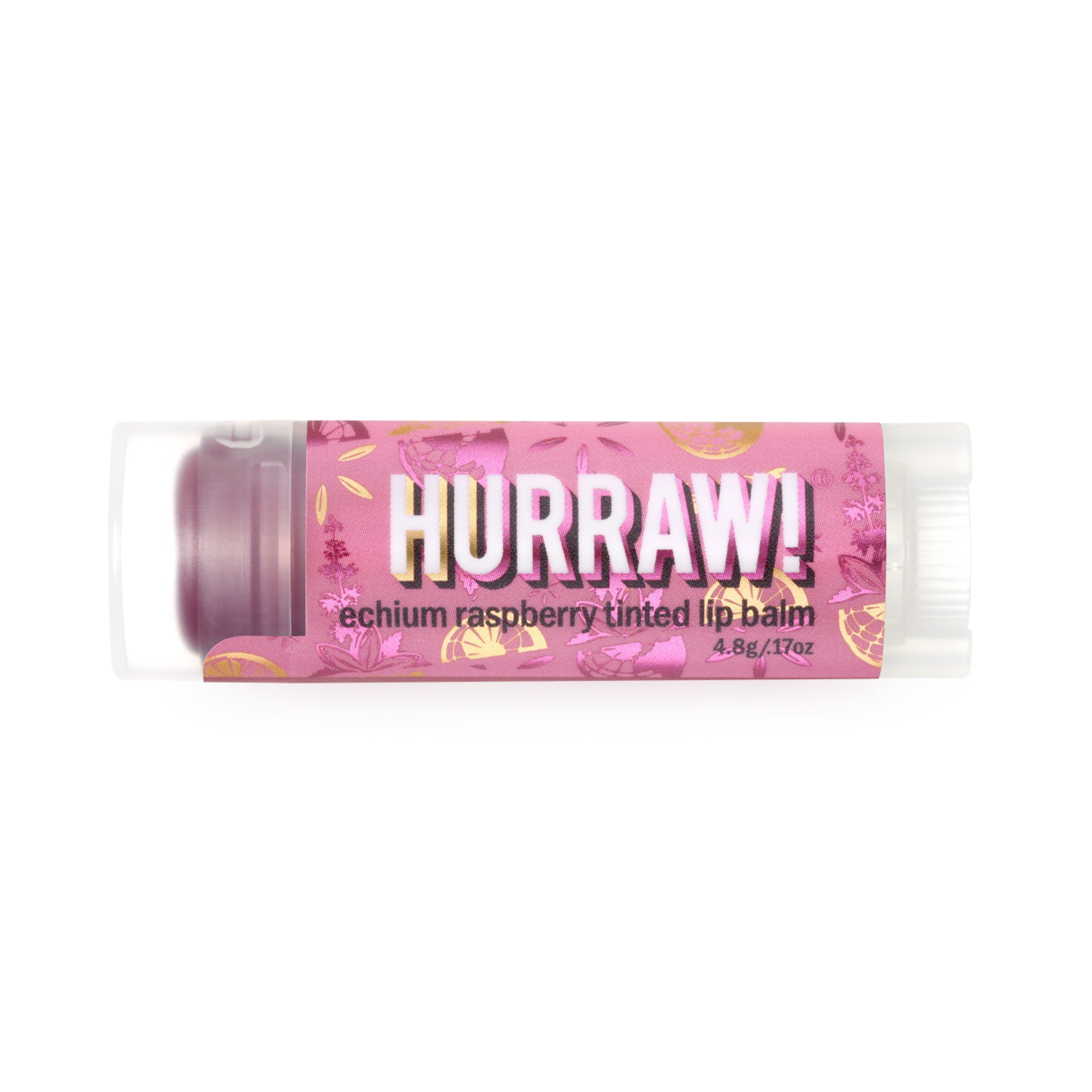 Hurraw Raspberry Tinted Lip Balm