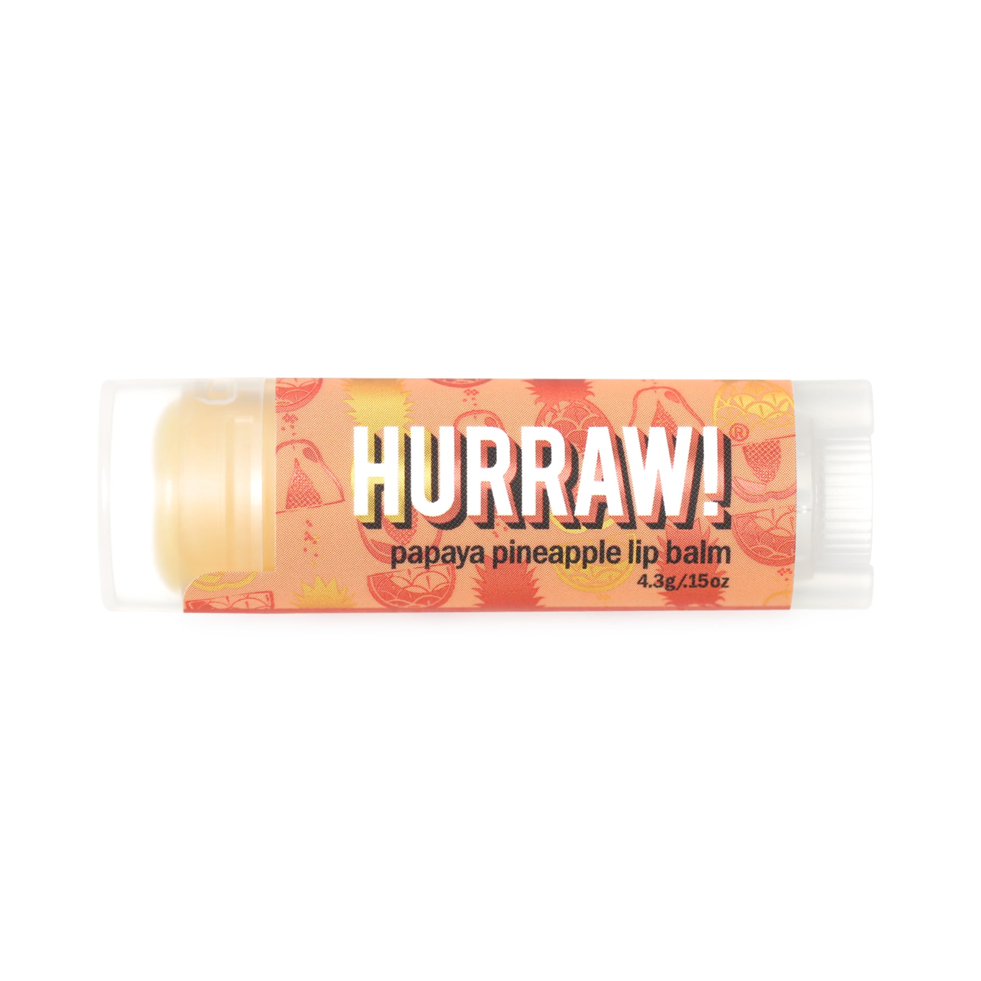 Hurraw Papaya Pineapple Lip Balm
