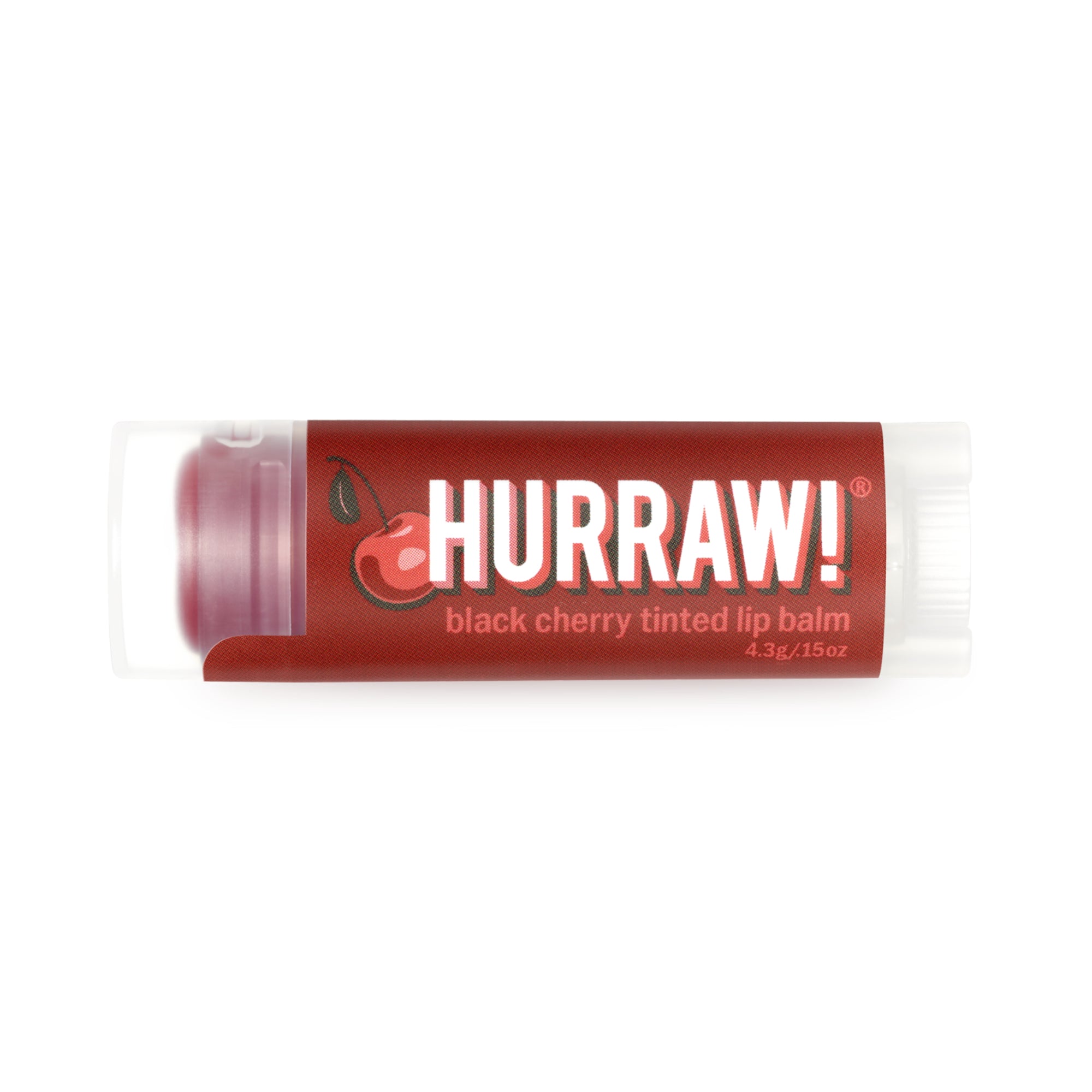 Hurraw Black Cherry Lip Balm