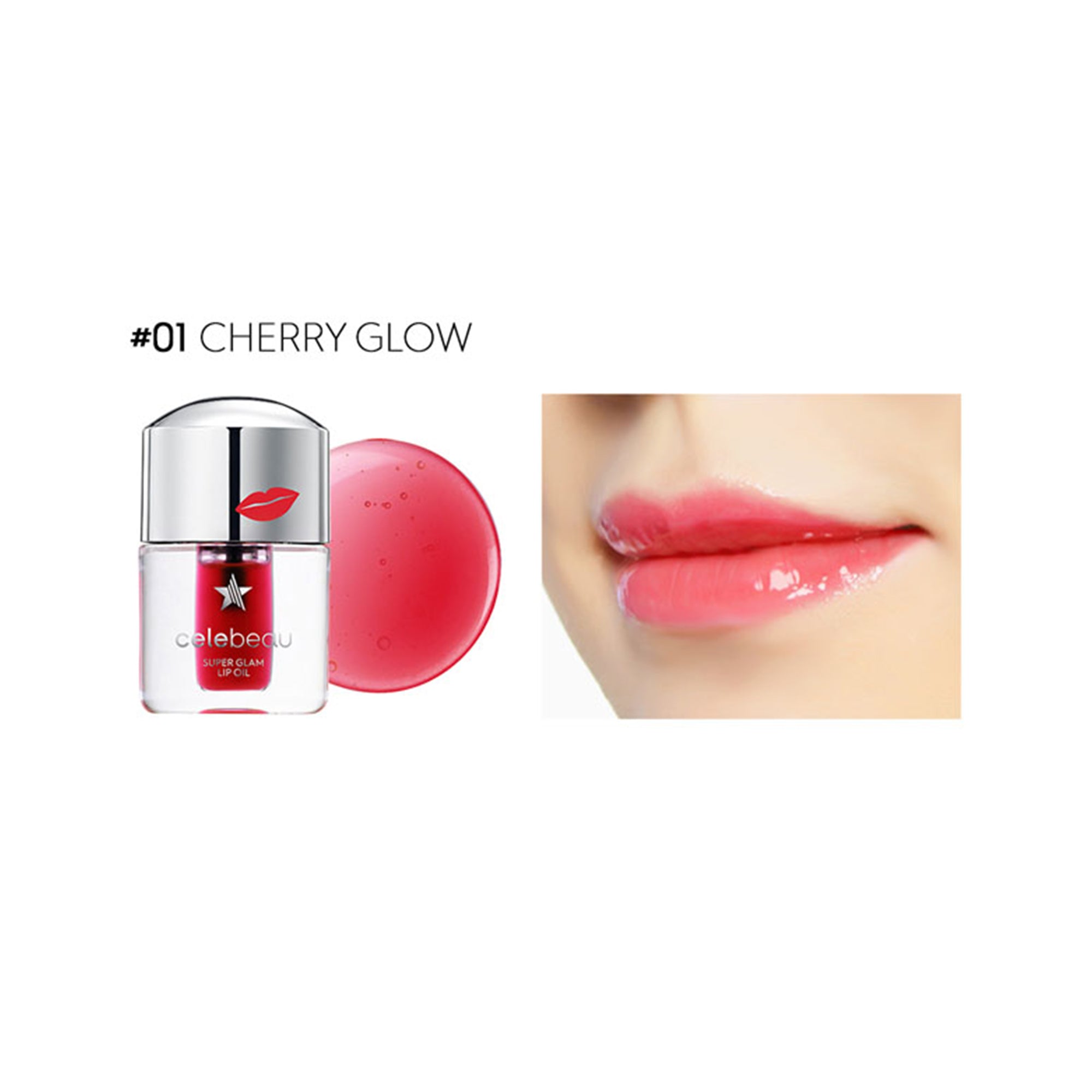 Super Glam Lip Oil Cherry