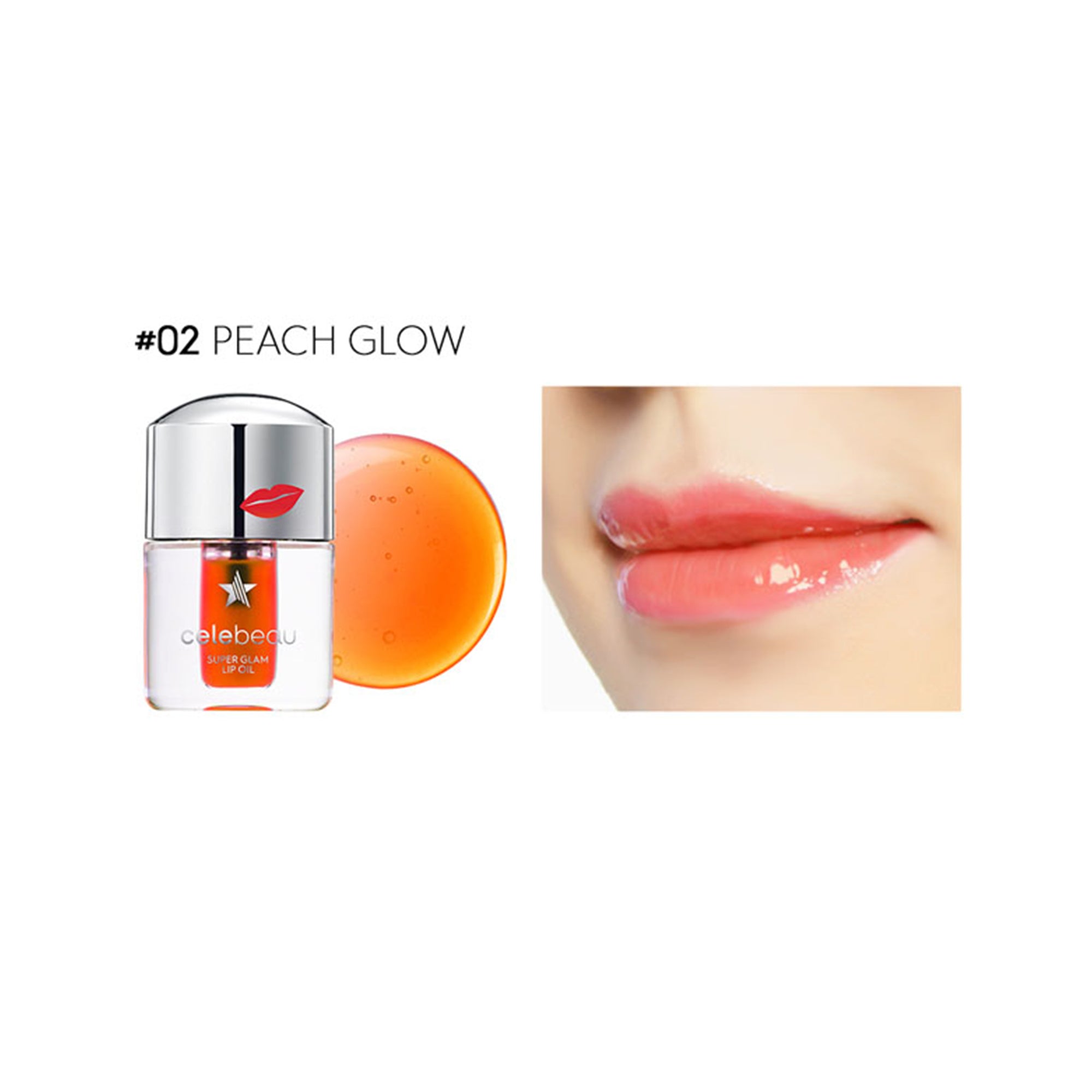 Super Glam Lip Oil Peach