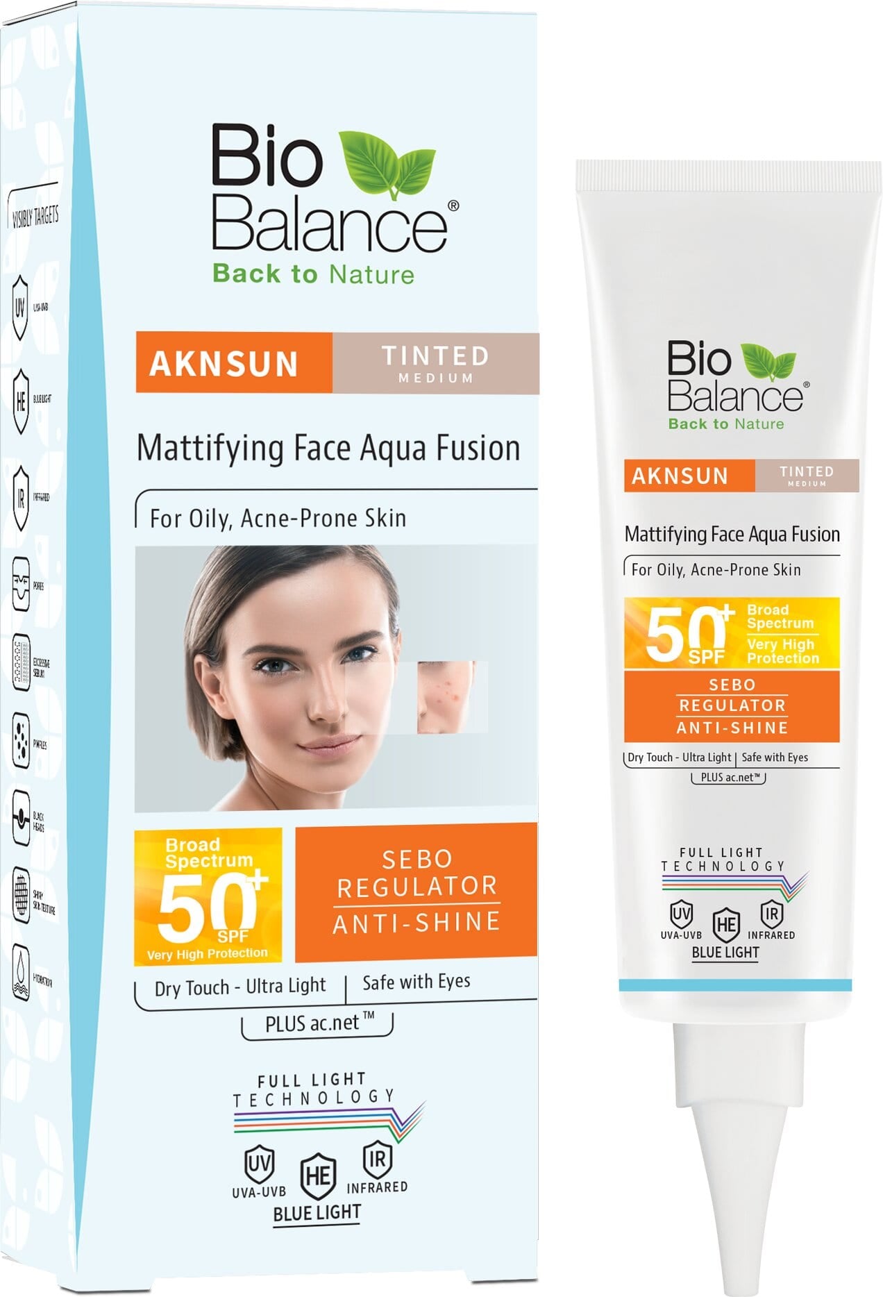 Biobalance Aknsun Matte Tinted Medium SPF50+