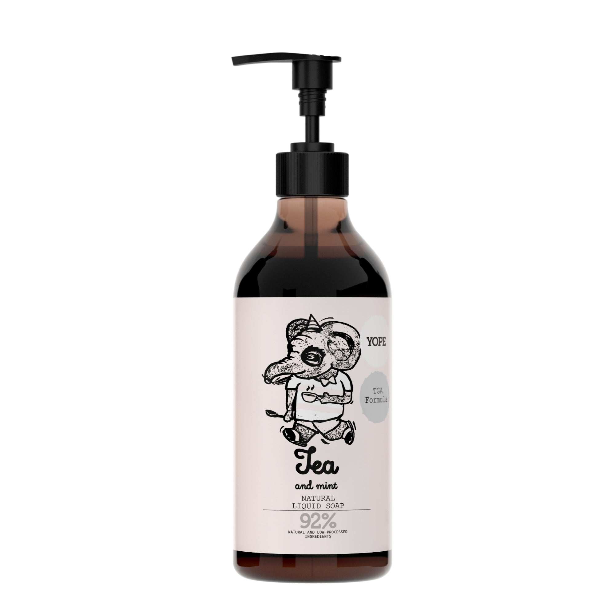 Liquid Soap w/ TGA Formula  Tea & Pepper