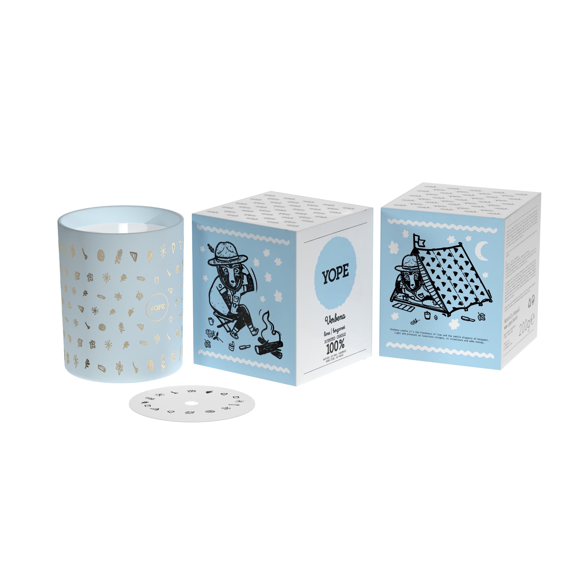 Soy Candle Verbena 200g