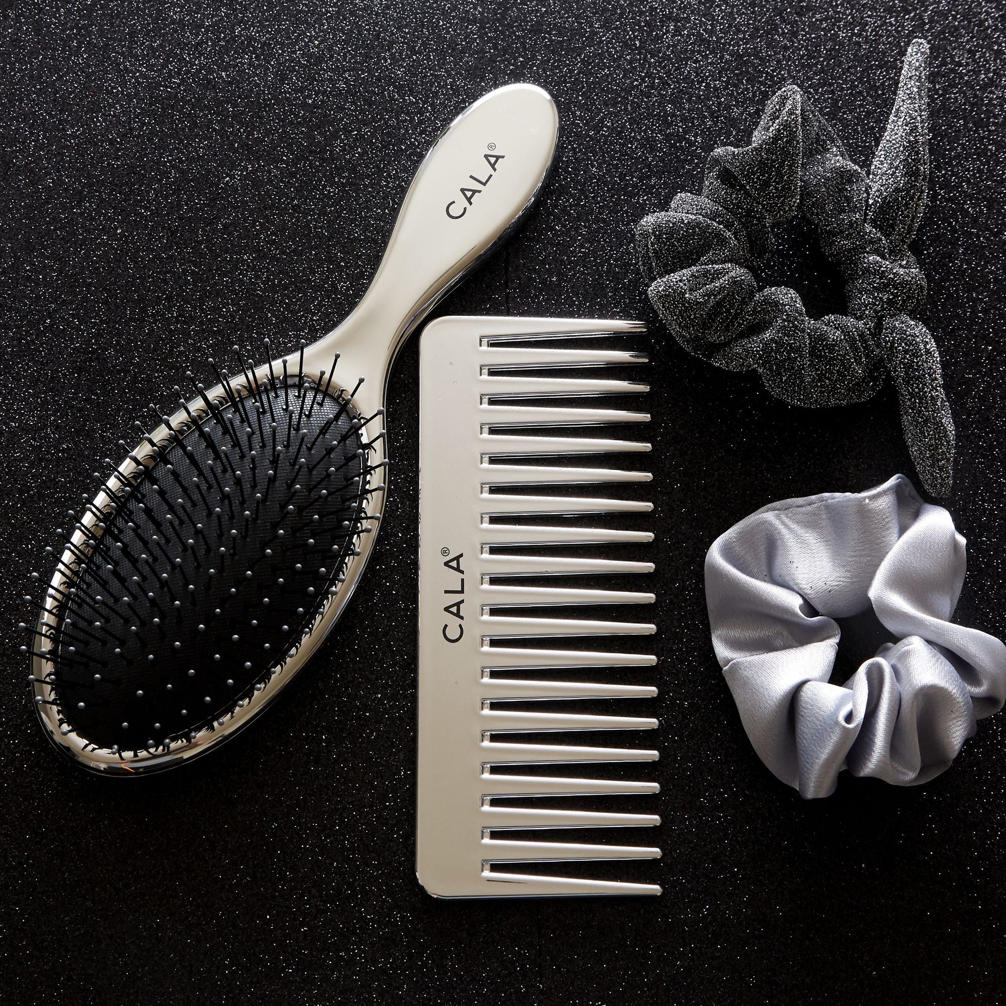 Hair Essentials: Metallic Silver (4pc Set)